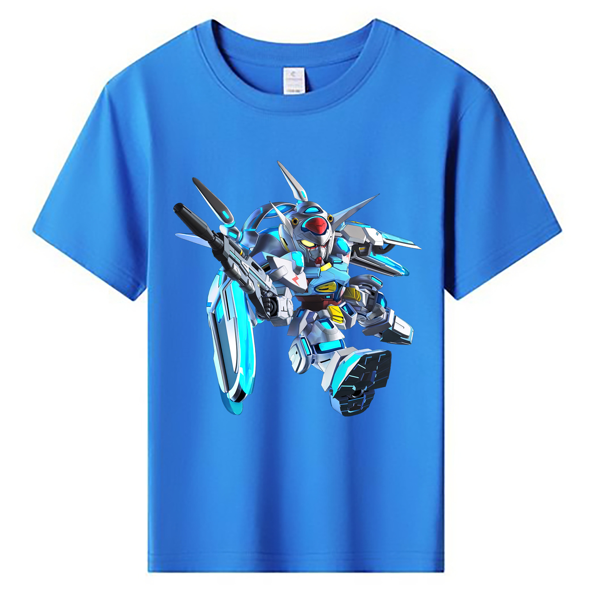 （画像用） 機動戦士ガンダム Mobile Suit Gundam 綿100％キッズTシャツ（フロントプリント）